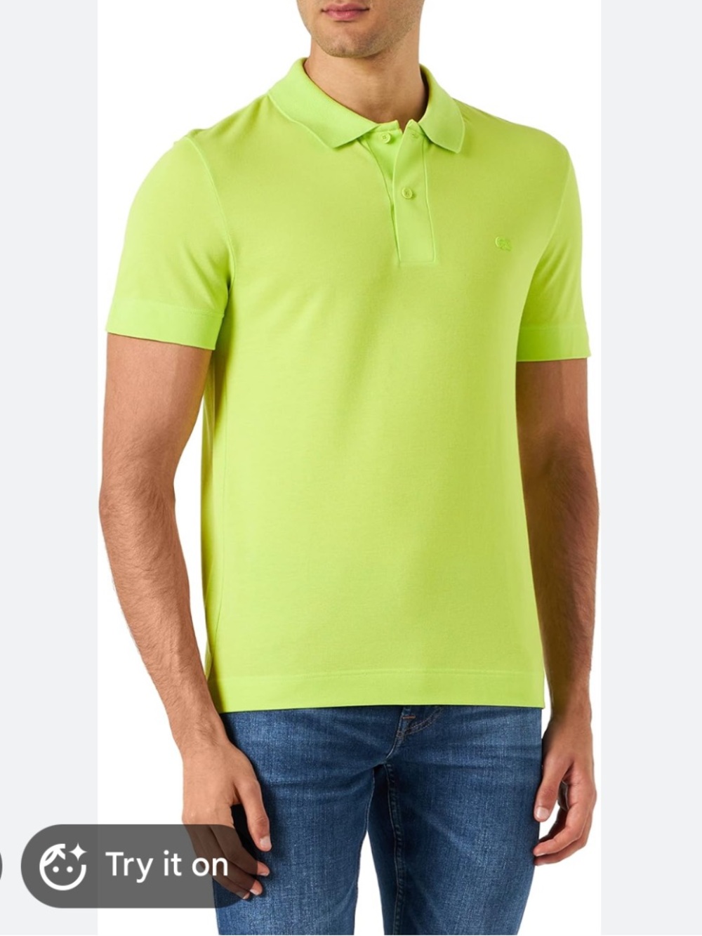 Lacoste Men's Pale Yellow Classic Pique Polo